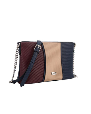 Alba Slim Crossbody Block Bag | Navy