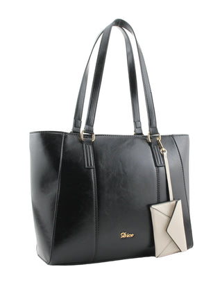 Lunar Tote & Mini Purse Bag | Black