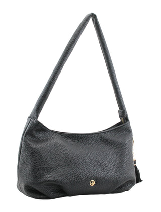 Jeanne Medium Shoulder Bag | Black