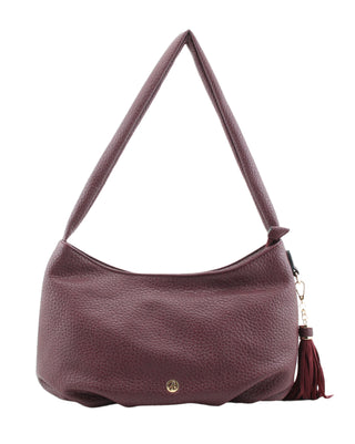 Jeanne Medium Shoulder Bag | Burgundy
