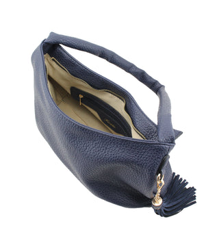 Jeanne Medium Shoulder Bag | Navy