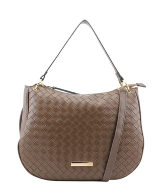 Lena Medium Shoulder Bag | Brown