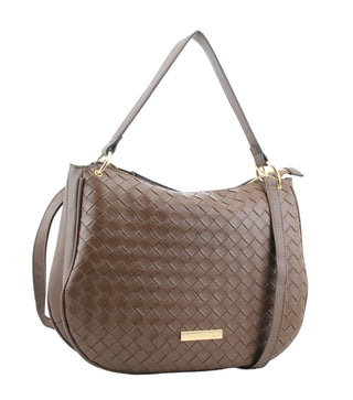 Lena Medium Shoulder Bag | Brown
