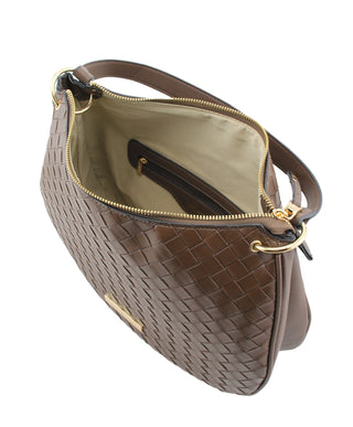 Lena Medium Shoulder Bag | Brown