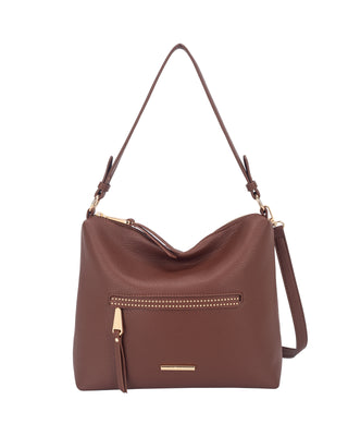 Isabelle Large Hobo Bag | Dark Tan