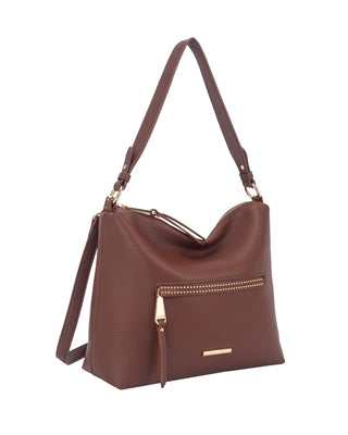 Isabelle Large Hobo Bag | Dark Tan