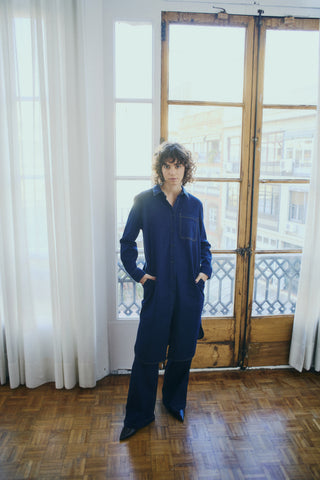 Chicago Hanna Jean | Raw Blue Denim