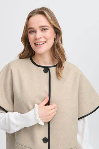 Elisabeth Waistcoat | Limestone Melange