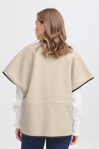 Elisabeth Waistcoat | Limestone Melange