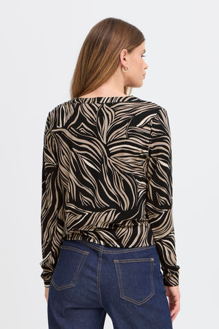 Flora Tee | Black Art