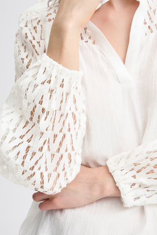 Bess Blouse | Blanc De Blanc