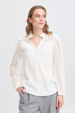 Bess Blouse | Blanc De Blanc
