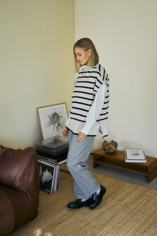 Bitte Pullover Jumper | Limestone Melange