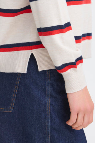 Melani Jumper | Limestone Melange