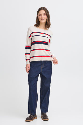 Melani Jumper | Limestone Melange