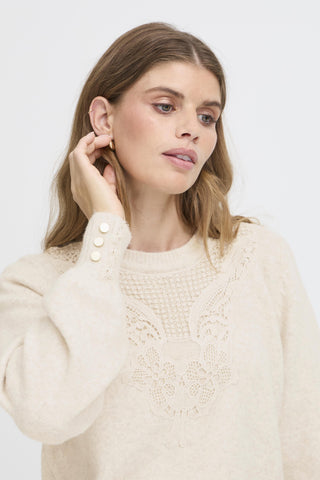 Ellen Jumper | Oatmeal Melange