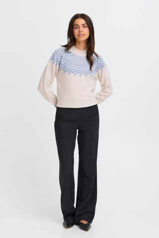 Isabella Pullover | Oatmeal Melange