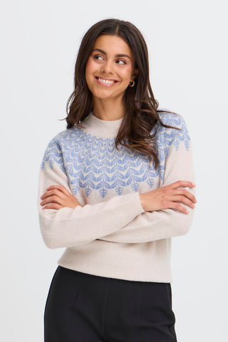 Isabella Pullover | Oatmeal Melange