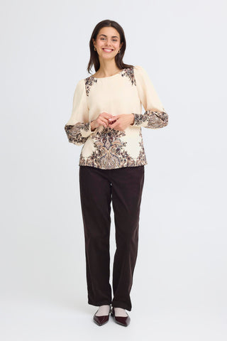 Adara Blouse | Pumice Stone