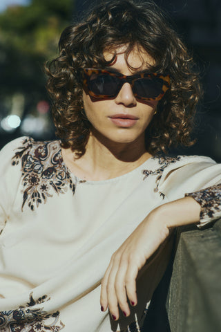 Adara Blouse | Pumice Stone