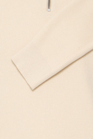 Badal Half Zip  | Oyster Grey