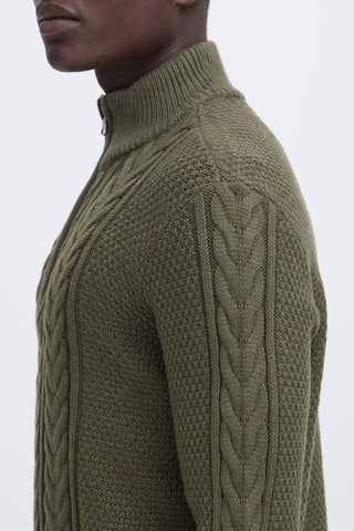 Basim Half Zip  | Forest Night