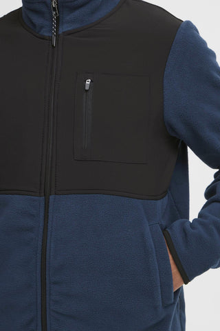 Mario Zip Through Hoodie | Dress Blues