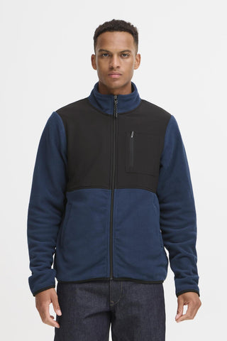 Mario Zip Through Hoodie | Dress Blues