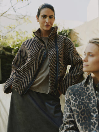 Dimion Skirt | Brown Vegan Leather