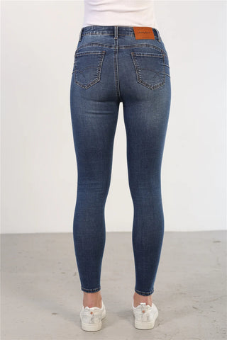 Toni Tummy Tuck Jean | Mid Wash