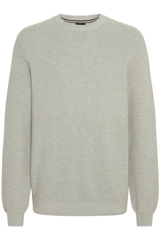 Clermont Ottoman Crew Neck Knit | Stone Mix