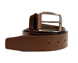 Frankfurt Leather Jeans Belt | Coffee