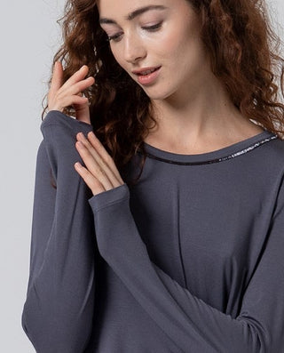 Ringer Tee | Dark Grey