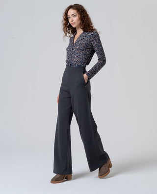 Waistband Trousers | Dark Grey