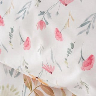 Ella Poppy Duvet Cover Set | Cream