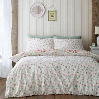 Ella Poppy Duvet Cover Set | Cream