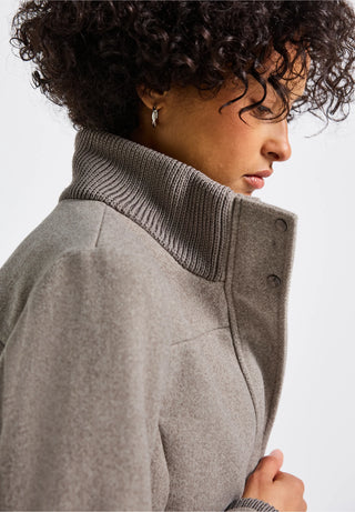 Short Coat | Sandy Mocca Melange