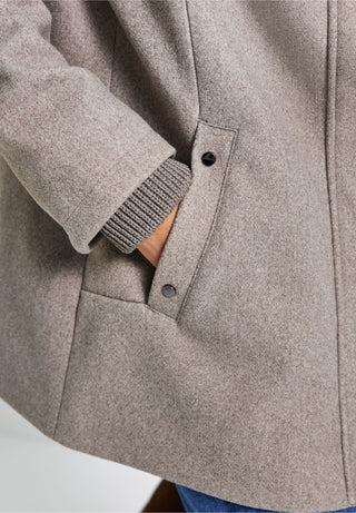 Short Coat | Sandy Mocca Melange