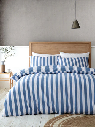 Cove Stripe Duvet Cover Set | Blue