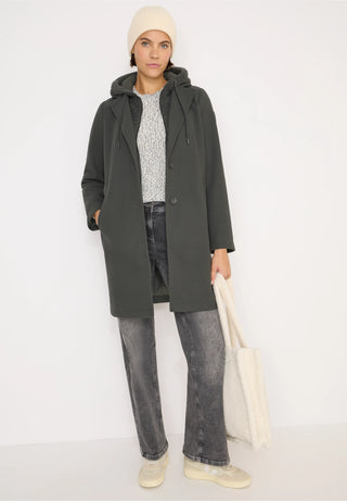 2 In 1 Teddy Coat | Dark Green