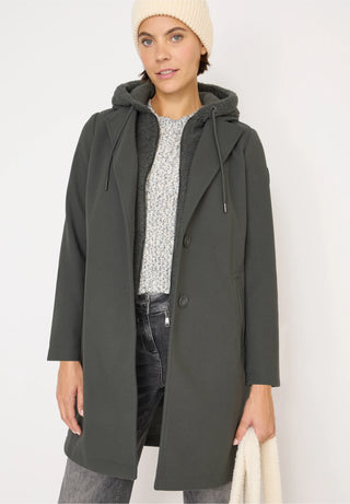 2 In 1 Teddy Coat | Dark Green