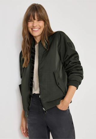 Reversible Bomber Jacket | Olive Wood