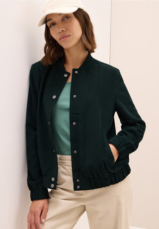 Babycord Jacket | Ink Green