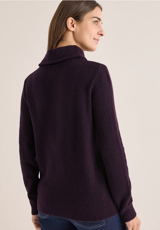 Big Collared Polo | Eggplant Red