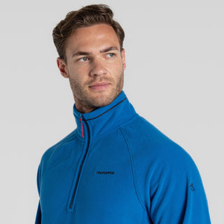Men's Corey Half Zip Fleece | Fresh Blue
