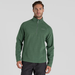 Men's Corey Half Zip Fleece | Mangrove Green