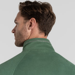 Men's Corey Half Zip Fleece | Mangrove Green