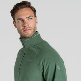 Men's Corey Half Zip Fleece | Mangrove Green
