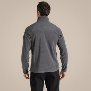 Men's Corey Half Zip Fleece | Black Pepper Marl