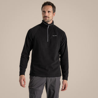 Men's Corey Half Zip Fleece | Black